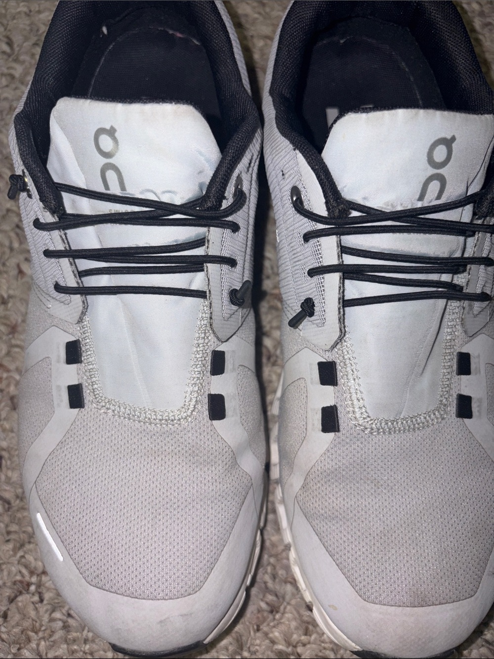 On Running Men's Cloud Shoe in Light Gray and Black - Picture 11 of 11